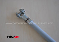 Double Clevis Loại Composite Long Rod Insulator Lưỡi / Clevis Cách kết nối
