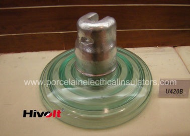 Thủy tinh Đình chỉ cách điện cách điện / Clear Glass Insulators Với CS IEC Giấy chứng nhận