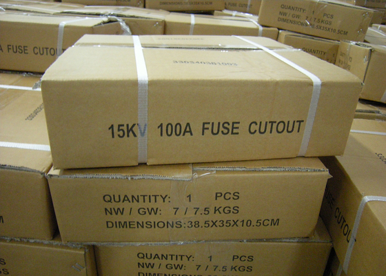 15KV Dropout Fuse Cutout cho phân phối điện lâu dài với khoảng cách 600mm creepage