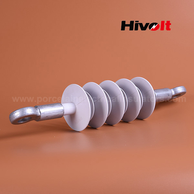 Cách điện thanh dài tổng hợp 24kv 70kn với phần cứng kết nối mắt to