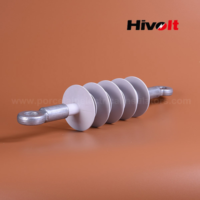 Cách điện thanh dài tổng hợp 24kv 70kn với phần cứng kết nối mắt to